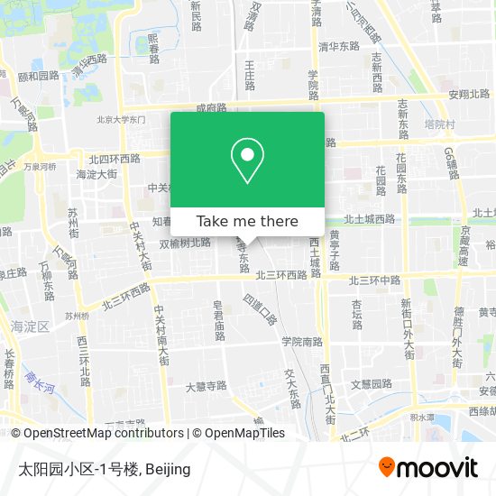 太阳园小区-1号楼 map