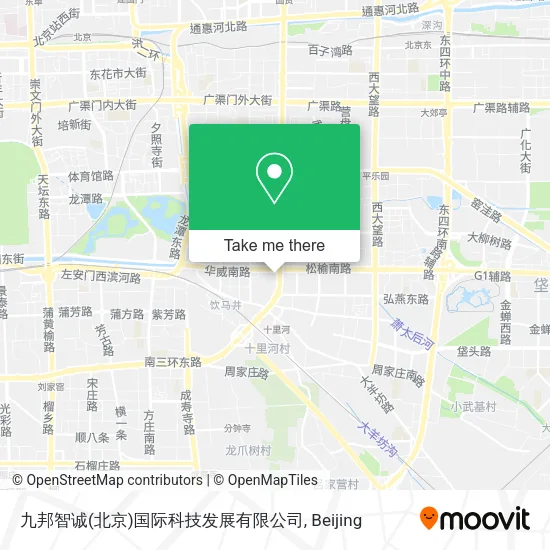 九邦智诚(北京)国际科技发展有限公司 map