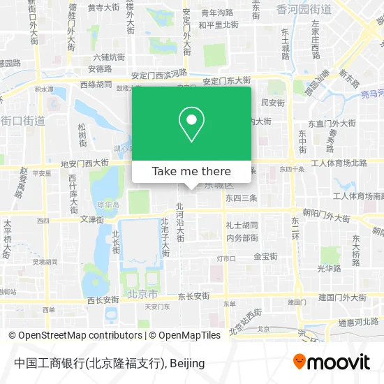中国工商银行(北京隆福支行) map