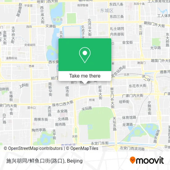 施兴胡同/鲜鱼口街(路口) map