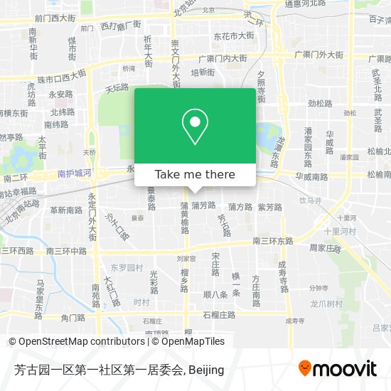 芳古园一区第一社区第一居委会 map