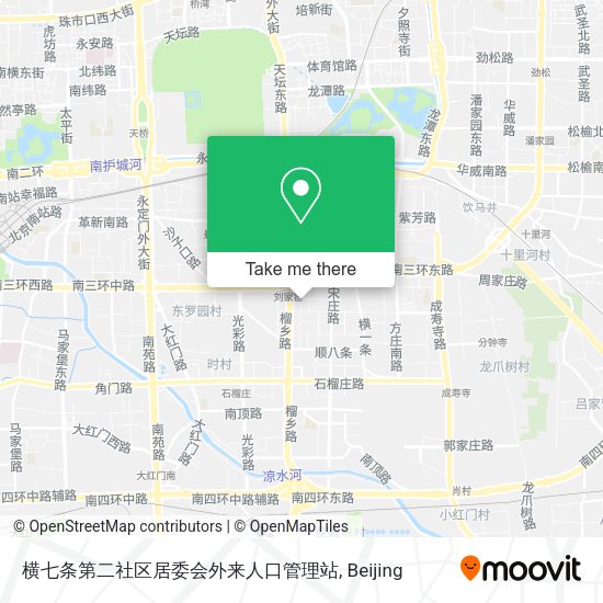 横七条第二社区居委会外来人口管理站 map