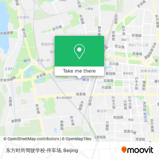 东方时尚驾驶学校-停车场 map