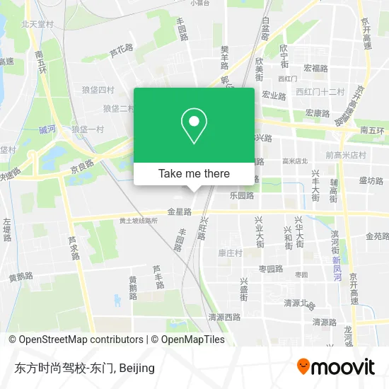 东方时尚驾校-东门 map