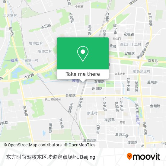 东方时尚驾校东区坡道定点场地 map