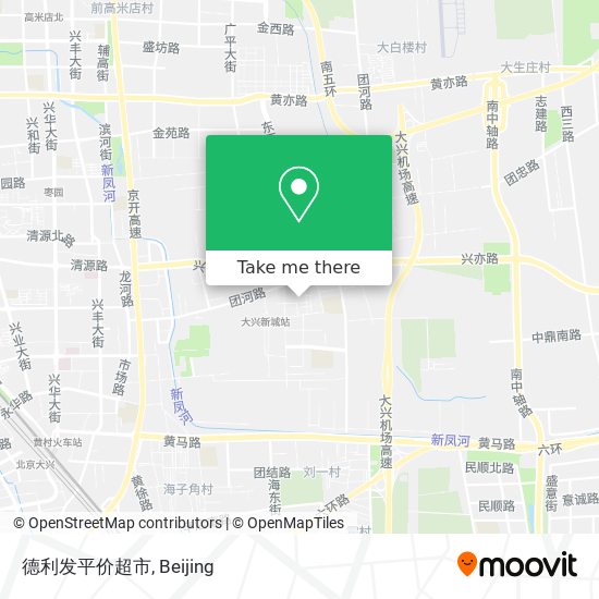 德利发平价超市 map