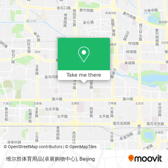 维尔胜体育用品(卓展购物中心) map