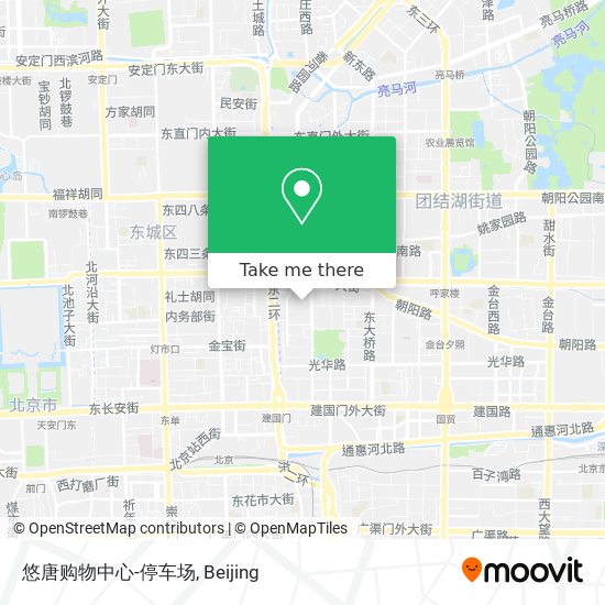 悠唐购物中心-停车场 map