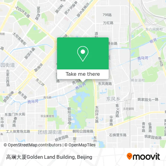 高斓大厦Golden Land Building map