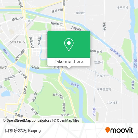 口福乐农场 map
