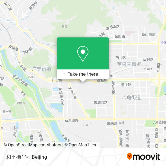 和平街1号 map