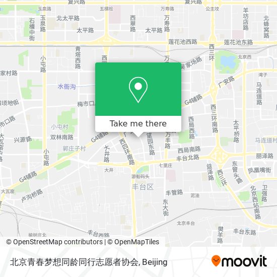 北京青春梦想同龄同行志愿者协会 map