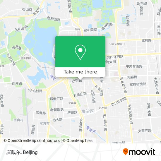 眉戴尔 map