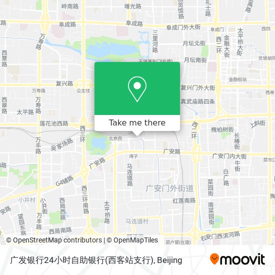 广发银行24小时自助银行(西客站支行) map