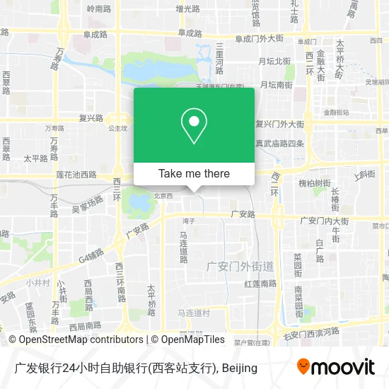 广发银行24小时自助银行(西客站支行) map