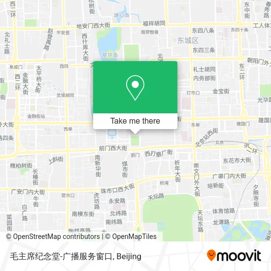 毛主席纪念堂-广播服务窗口 map