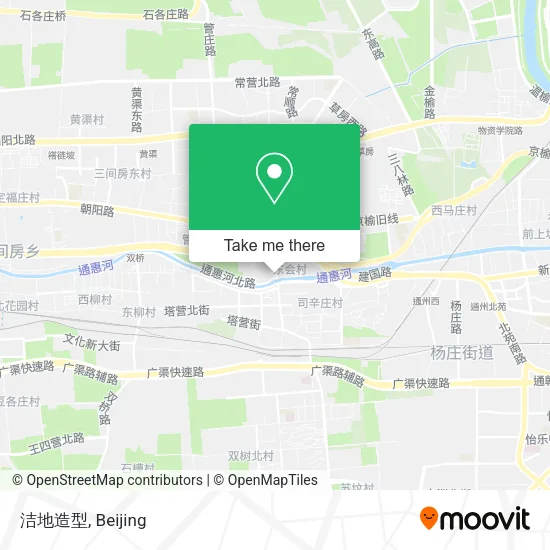 洁地造型 map