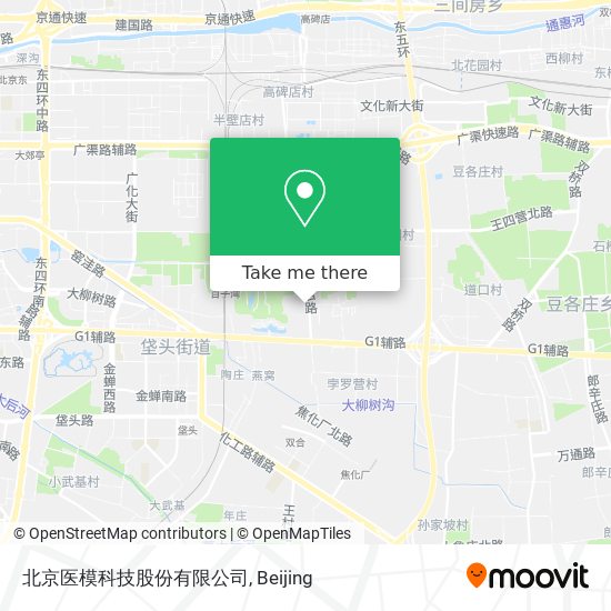 北京医模科技股份有限公司 map
