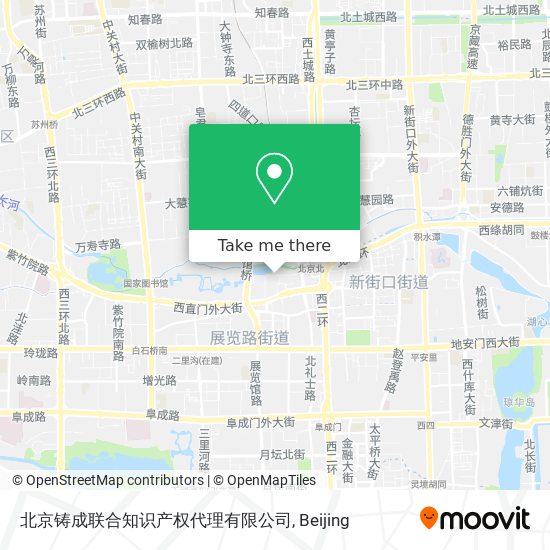 北京铸成联合知识产权代理有限公司 map