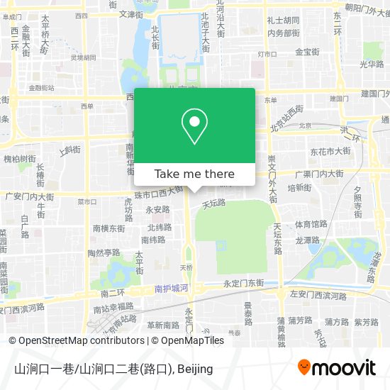 山涧口一巷/山涧口二巷(路口) map