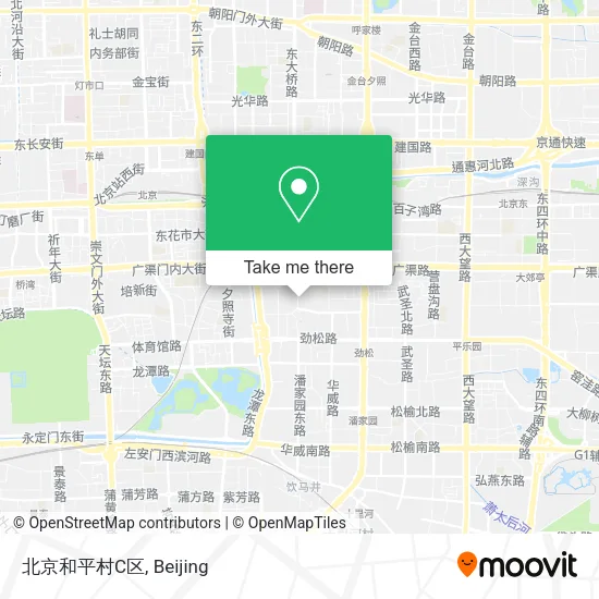 北京和平村C区 map