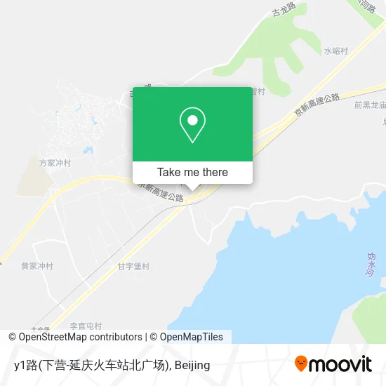 y1路(下营-延庆火车站北广场) map