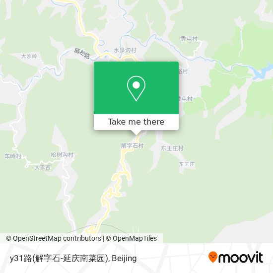y31路(解字石-延庆南菜园) map