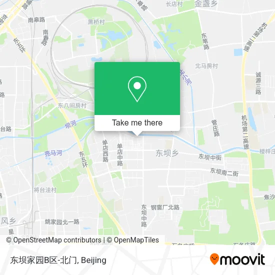 东坝家园B区-北门 map
