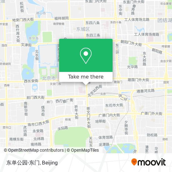 东单公园-东门 map