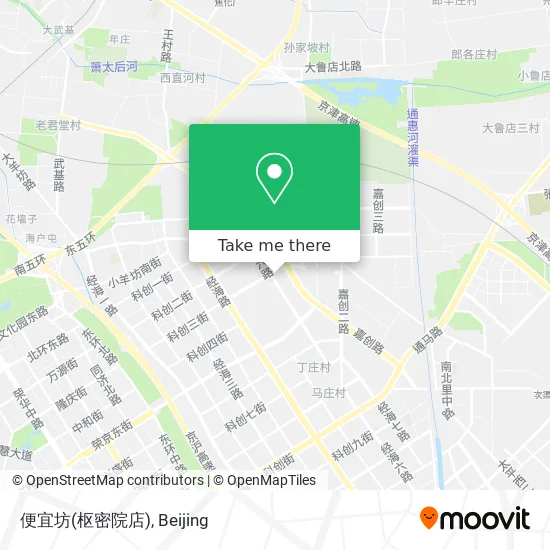 便宜坊(枢密院店) map