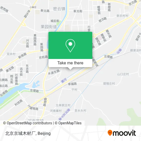 北京京城木材厂 map
