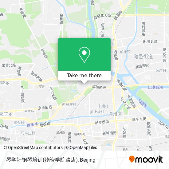 琴学社钢琴培训(物资学院路店) map