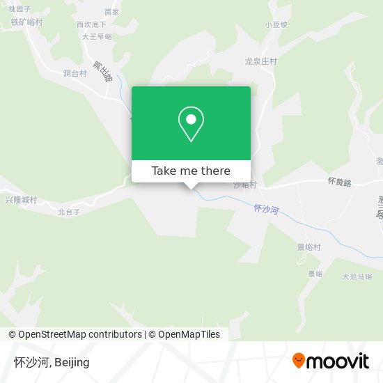 怀沙河 map