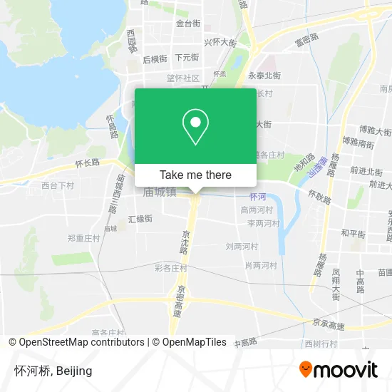 怀河桥 map