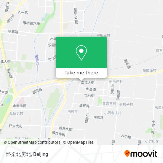 怀柔北房北 map