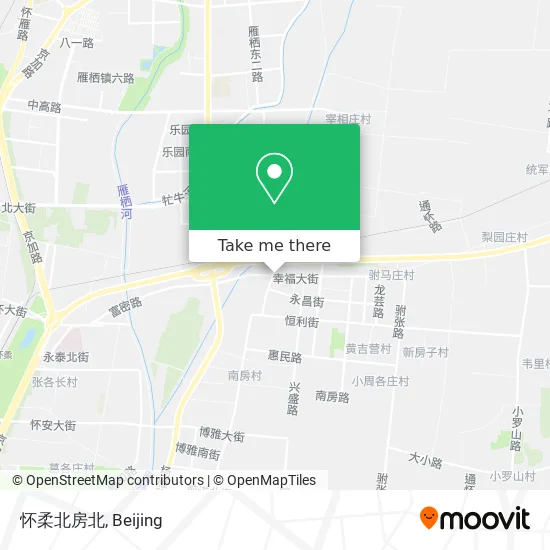 怀柔北房北 map