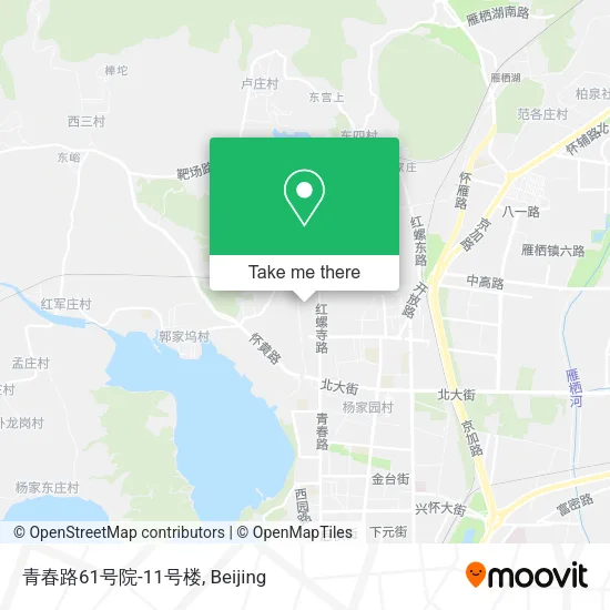 青春路61号院-11号楼 map