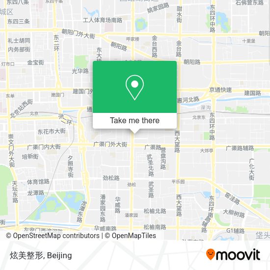 炫美整形 map