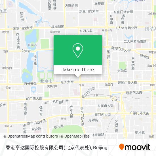 香港亨达国际控股有限公司(北京代表处) map
