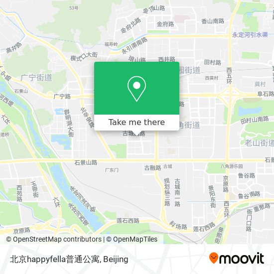 北京happyfella普通公寓 map