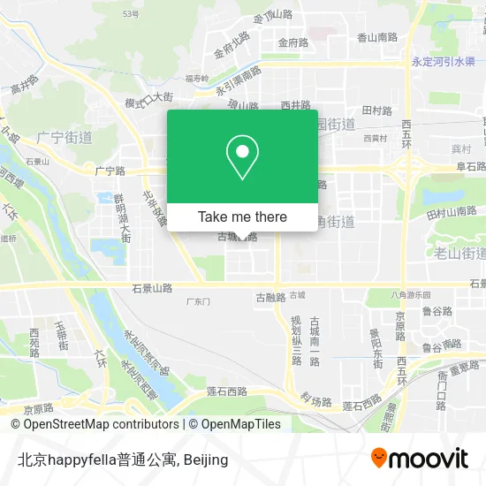 北京happyfella普通公寓 map