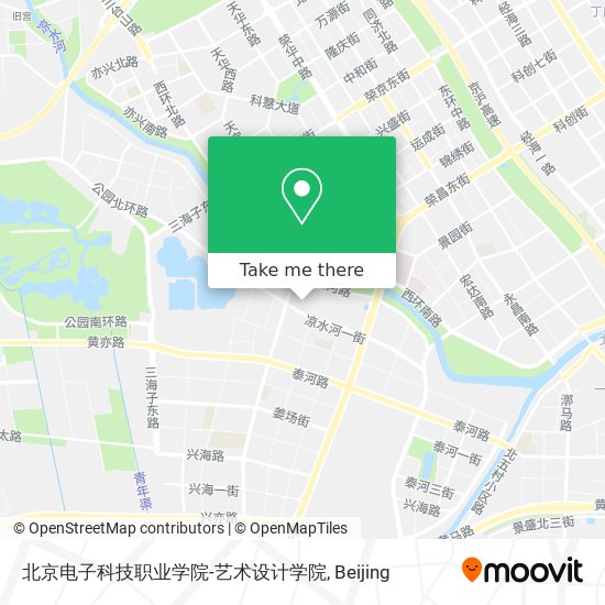北京电子科技职业学院-艺术设计学院 map