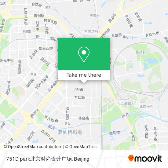 751D park北京时尚设计广场 map