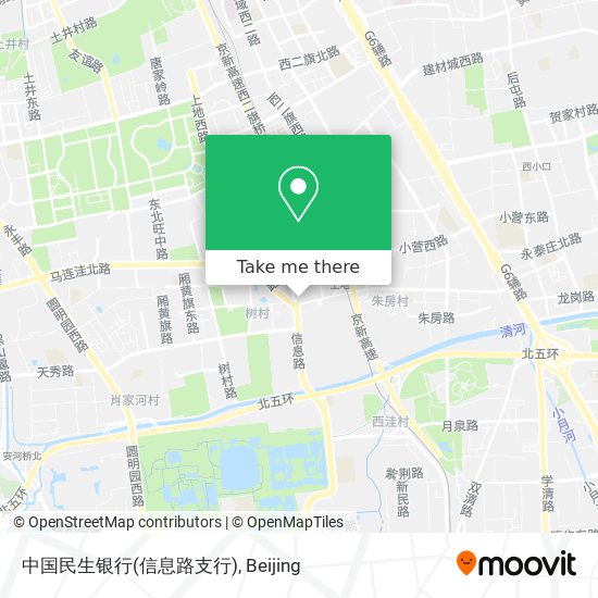 中国民生银行(信息路支行) map