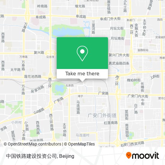 中国铁路建设投资公司 map