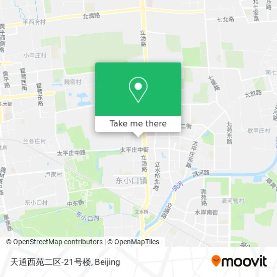 天通西苑二区-21号楼 map