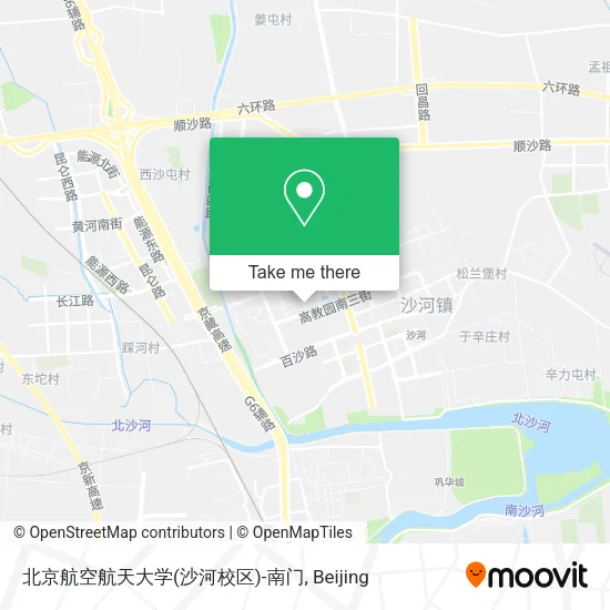 北京航空航天大学(沙河校区)-南门 map