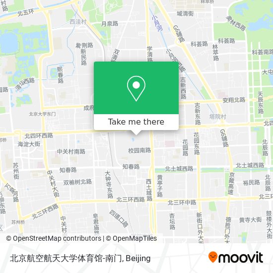 北京航空航天大学体育馆-南门 map
