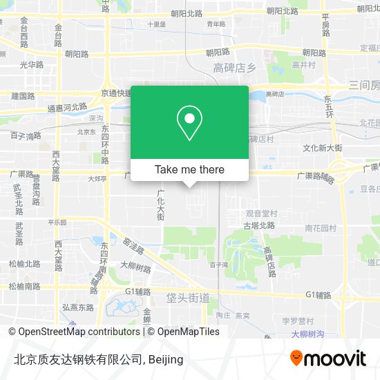 北京质友达钢铁有限公司 map