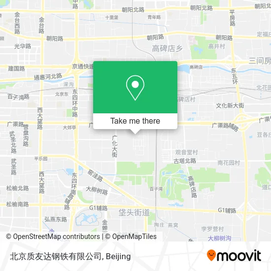 北京质友达钢铁有限公司 map